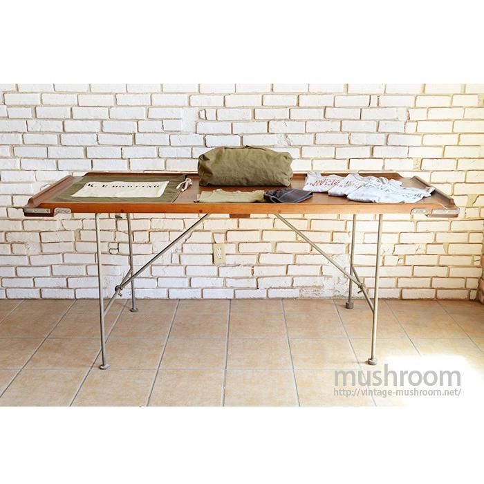 防弾テーブル WW2 U.S.NAVY FOLDING ALUMINUM TABLE&BENCH - 古着屋