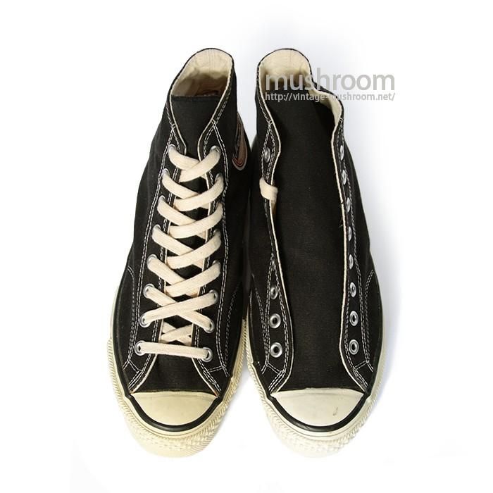 SEARS JEEPERS BLACK CANVAS SHOES( 9/DEADSTOCK ) - 古着屋 SEARS JEEPERS BLACK CANVAS SHOES( 9/DEADSTOCK ) - 古着屋