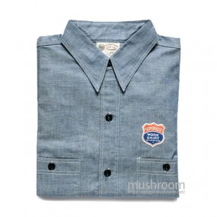 IDEAL CHAMBRAY WORK SHIRT 15 1/2/DEADSTOCK 