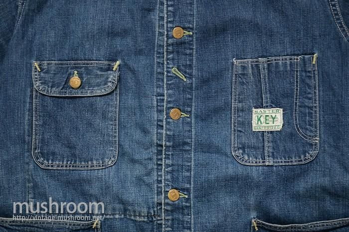 ジャケット・アウター KEY denim cover all KEY DENIM COVERALL - 古着屋 ｜ mushroom(マッシュルーム