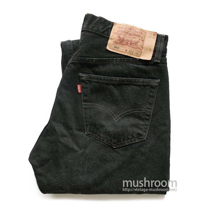 LEVI'S 501-0660 BLACK JEANS - 古着屋 ｜ mushroom(マッシュルーム