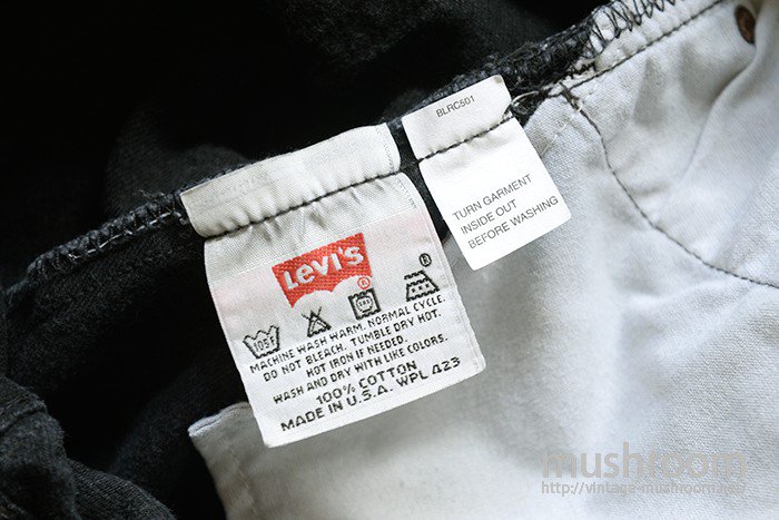 LEVI'S 501-0660 BLACK JEANS - 古着屋 ｜ mushroom(マッシュルーム