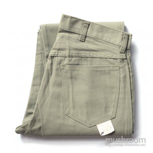 UNKNOWN TAPERED COTTON PANTS W29L29/DEADSTOCK 