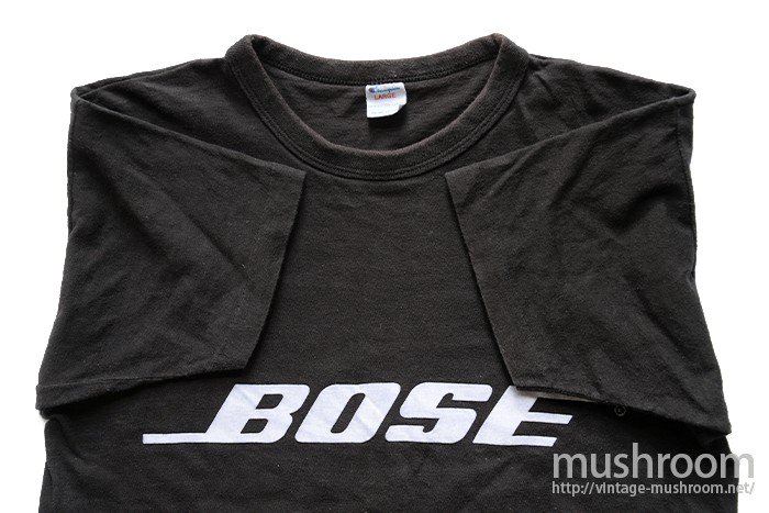 BOSE ADVERTISING T-SHIRT（ MADE BY CHAMPION ） - 古着屋 ...