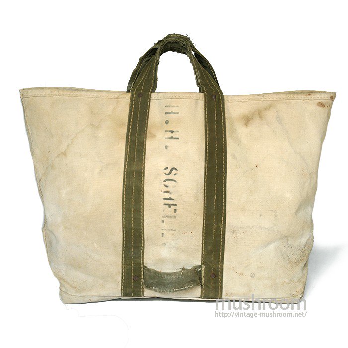 Vintage bag ヴィンテージ ステンシル入りバッグ-