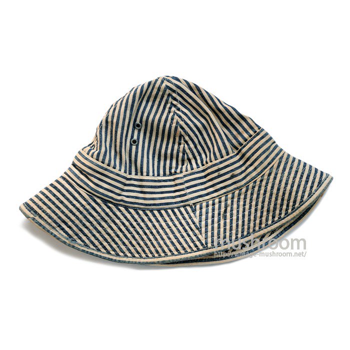 WW2 PRISONER STRIPE HAT - 古着屋 ｜ mushroom(マッシュルーム