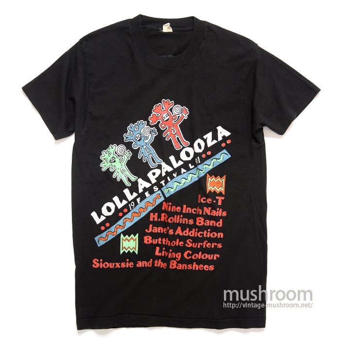 90s  Lollapalooza Tシャツ\nLollapalooza 91年物身幅58cm