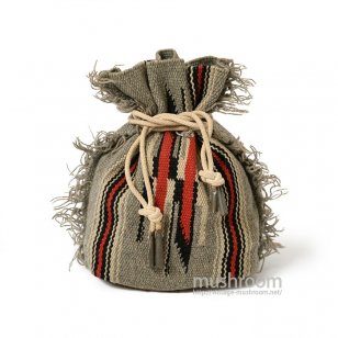 OLD HAND WOVEN CHIMAYO PURSE BAG（ MINT ）