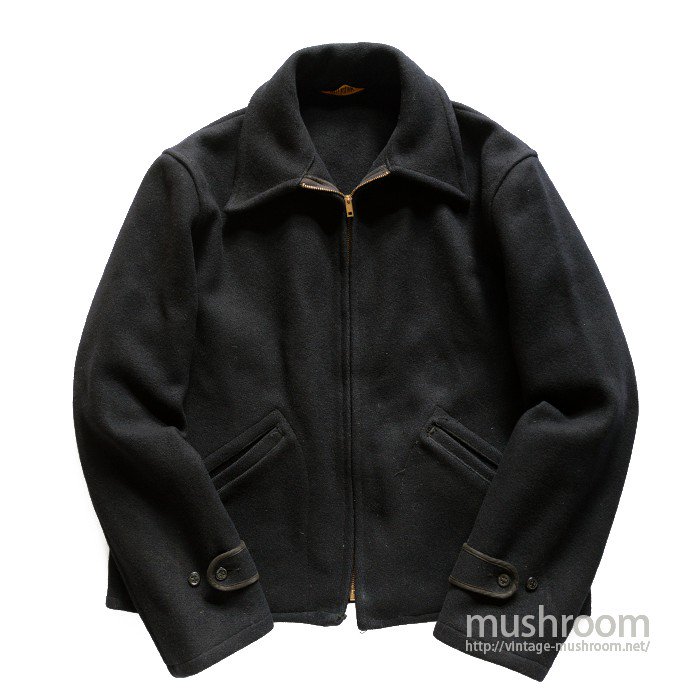 BIG YANK BLACK WOOL SPORTS JACKET（ DEADSTOCK ） - 古着屋