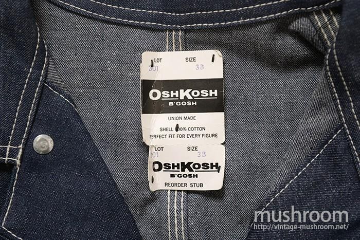 OSHKOSH DENIM COVERALL（ 38/DEADSTOCK ） - 古着屋