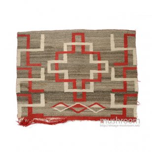 EARLY WHIRLING LOGS NAVAJO RUG 
