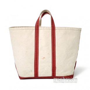 OLD CANVAS TOTE BAG（ NATURAL AND RED）