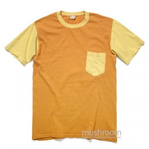TOWNCRAFT TWO-TONE POCKET T-SHIRT