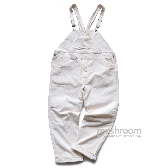 CANTRIPUM WHITE COTTON OVERALL（ MINT ）