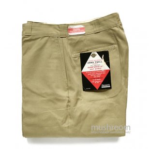 PENNEY'S ARMY TWILL WORK PANTS 33/30/DEADSTOCK 