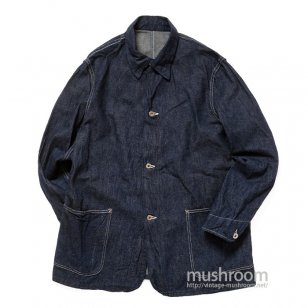 WW2 TWO-POCKET DUNGAREE DENIM COVERALL ONE-WASHED 