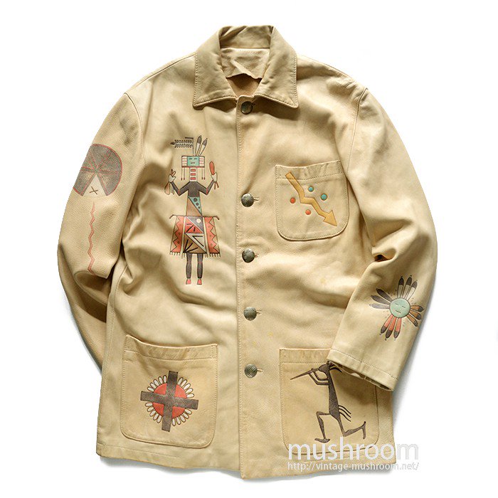 RALPH LAUREN  COUNTRY HAND-PAINT LEATHER JACKET