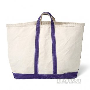 OLD CANVAS TOTE BAG（ NATURAL AND PURPLE）