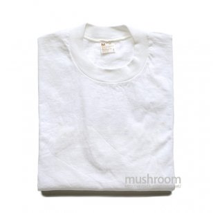 JCPENNEY WHITE BLANK COTTON T-SHIRT（ M/MINT ）