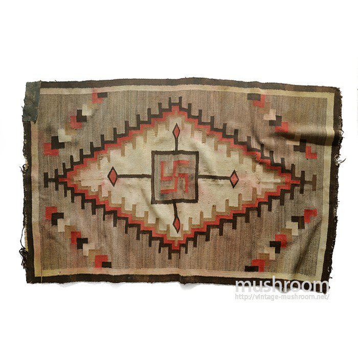 NAVAJO RUG WITH WHIRLING LOGS 