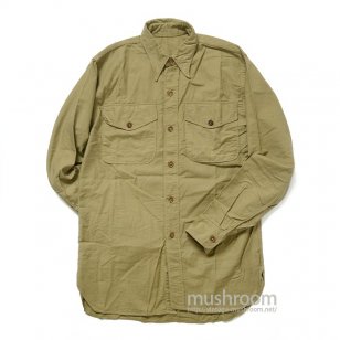 OLD COTTON MILITARY SHIRT MINT 
