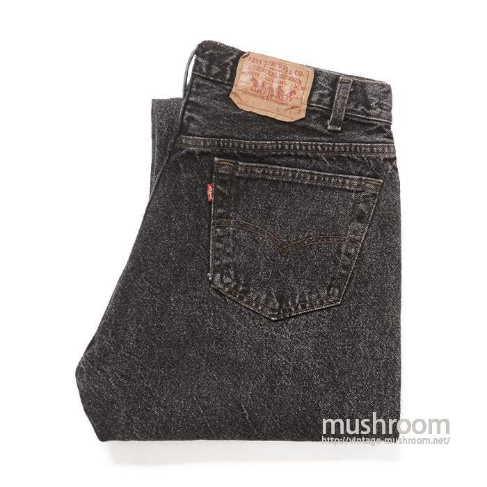 LEVI'S 501-0601 BLACK ACID WASHED JEANS - 古着屋 ｜ mushroom