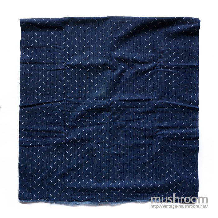 STIFEL INDIGO DYE CALICO FABRIC（ DEADSTOCK ） - 古着屋 ｜ mushroom(マッシュルーム)  ヴィンテージクロージングストア