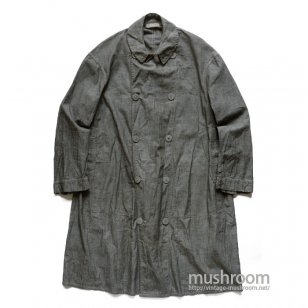 CARTER'S GRAY CHAMBRAY WORK COAT WITH CHINSTRAP MINT 