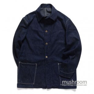 WW2 UNKNOWN TWO-POCKET DENIM COVERALL DEADSTOCK 