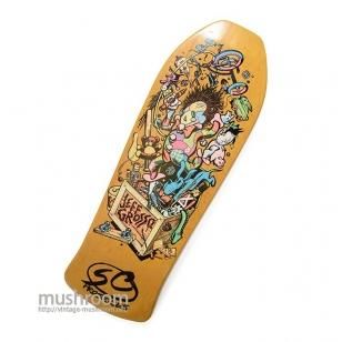 80sSANTACRUZステッカー美品 【Jeff Grosso】スケートボード SANTA CRUZ JEFF GROSSO SKATEBORD DECK - 古着屋 ｜ mushroom