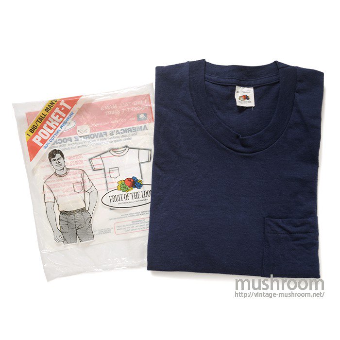 FRUIT OF THE LOOM POCKET T-SHIRT（ XXL/1WASHED ）