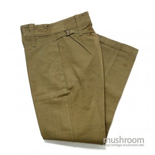 WW2 CANADIAN ARMY COTTON TROUSERS PEABODYS/32-32 