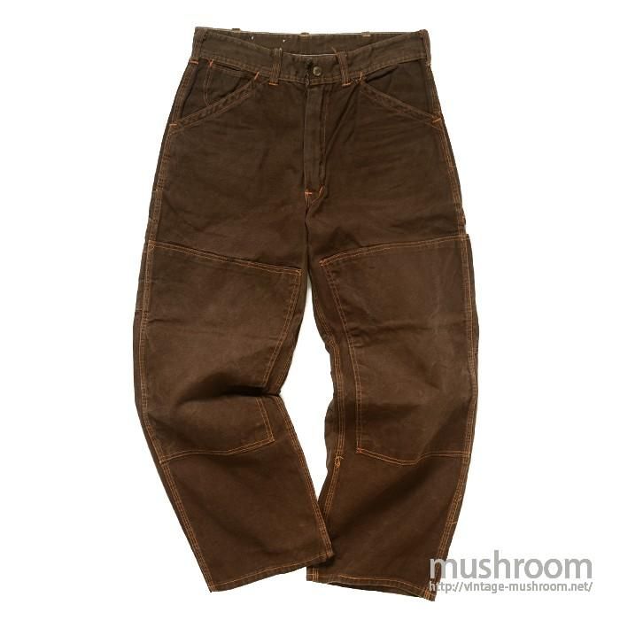 SWEET-ORR BROWN DUCK PAINTER PANTS - 古着屋 ｜ mushroom