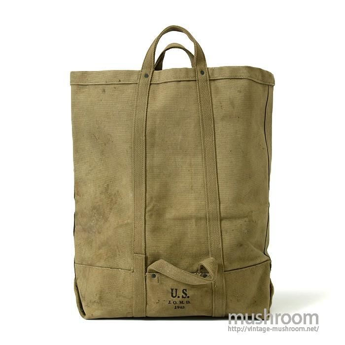 本物☆米国購入✈︎ ビンテージ当時物キットバッグ☆ステンシル入り大容量一生物バッグ 40's【ビンテージ】【米軍実物】【U.S.ARMY】ステンシル【デニム