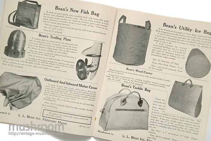 L.L.BEAN 1949 SPRING CATALOG - 古着屋 ｜ mushroom