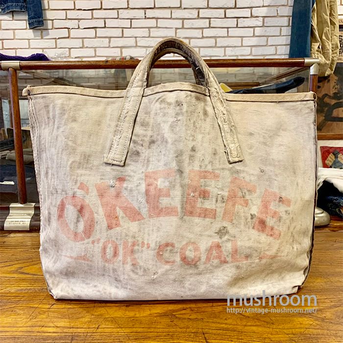 OKEEFE CANVAS COAL BAG - 古着屋 ｜ mushroom(マッシュルーム