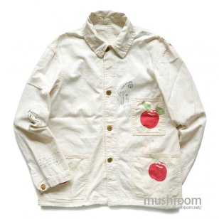 DUBBLE WARE COTTON COVERALL WITH HAND-PAINTED