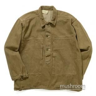 WW1 U.S.ARMY BROWN DENIM JUMPER ONE-WASHED  