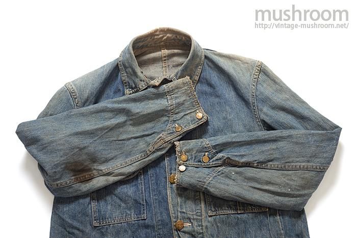 HEAD LIGHT DENIM COVERALL WITH CHINSTRAP - 古着屋