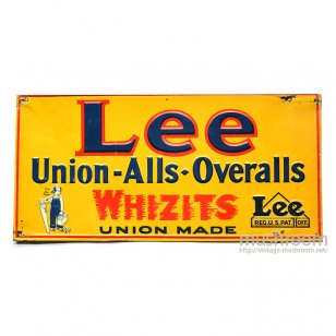 Lee WHIZIT ADVERTISING SIGN