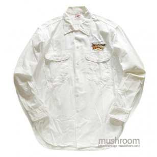 CENTRAL MOTOR CO WHITE COTTON WORK SHIRT