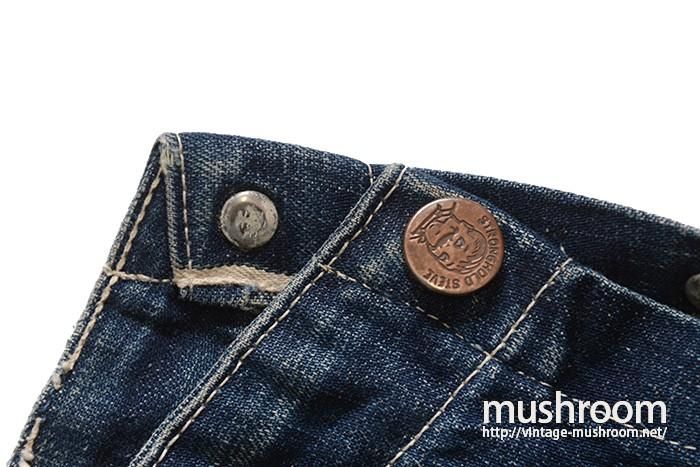 STRONGHOLD DENIM OVERALLS - 古着屋 ｜ mushroom