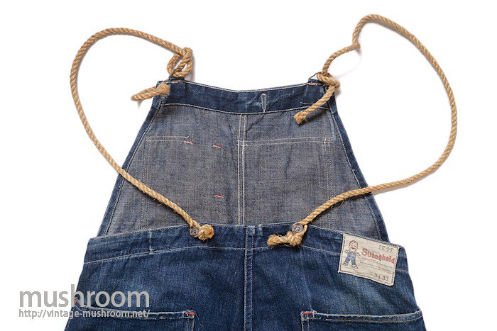 STRONGHOLD DENIM OVERALLS - 古着屋 ｜ mushroom(マッシュルーム) ヴィンテージクロージングストア