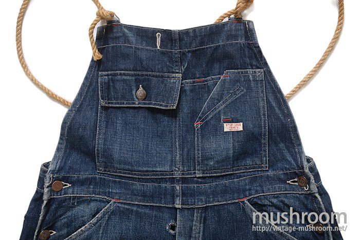 STRONGHOLD DENIM OVERALLS - 古着屋 ｜ mushroom(マッシュルーム) ヴィンテージクロージングストア