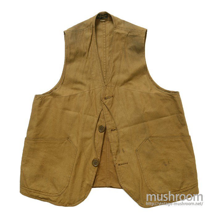 THE HETRICK MFG CO CANVAS HUNTING VEST（ MINT ）