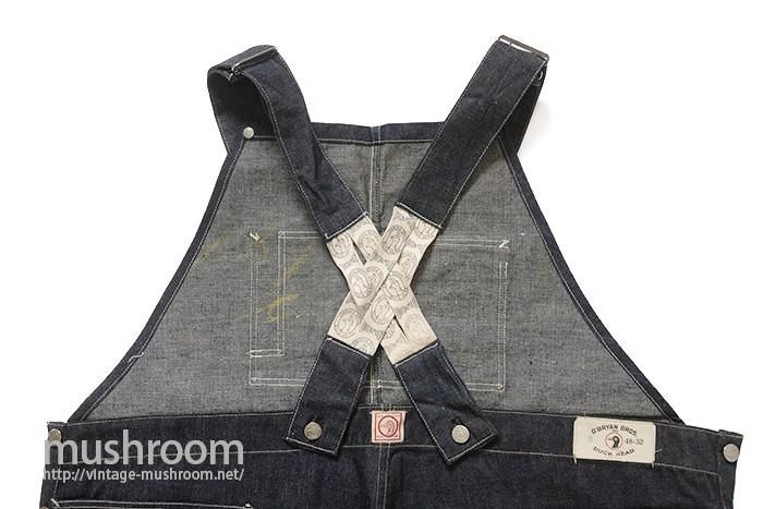 O'BRYAN BROS DENIM OVERALLS（ 48-32/DEADSTOCK ） - 古着屋
