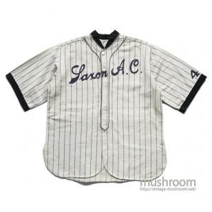 OLD TWO-TONE WOOL BASEBALL SHIRT