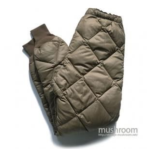 BAUER DOWN GOOSE DOWN PANTS S/MINT 