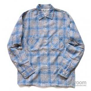 OLD PRINT FLANNEL SHIRT S/MINT 