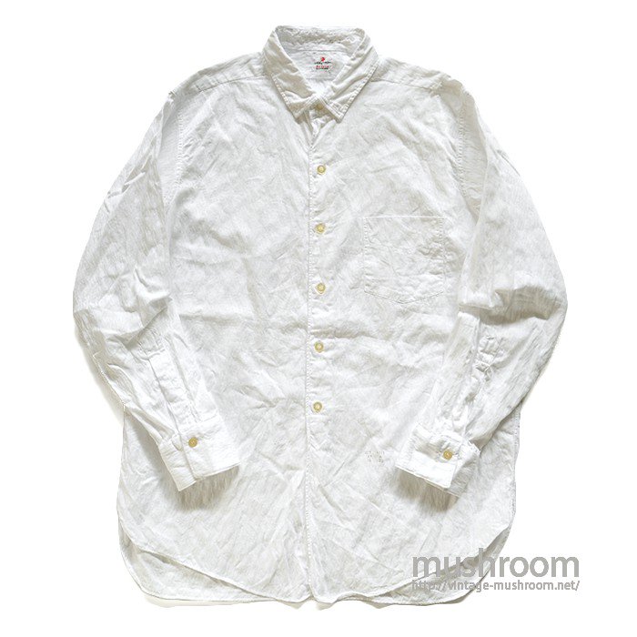 LION OF TROY WHITE COTTON SHIRT（ 16-33/MINT ） - 古着屋